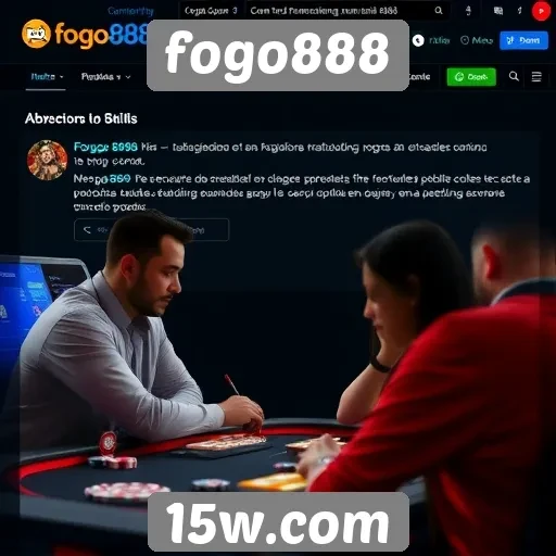 Interface do site fogo888 avaliada por jogadores